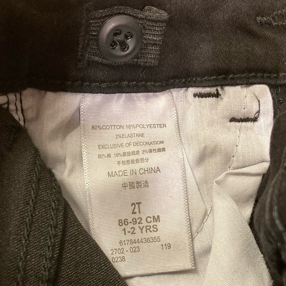 Girls 2T Levi’s 710 Super Skinny Jeans Black NWT - Picture 11 of 13